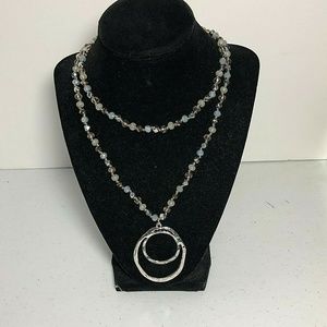 Necklace by Hannah Sterling Silver Natural Stones